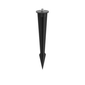 TU0652  Medium Ground Spike Aluminium Black